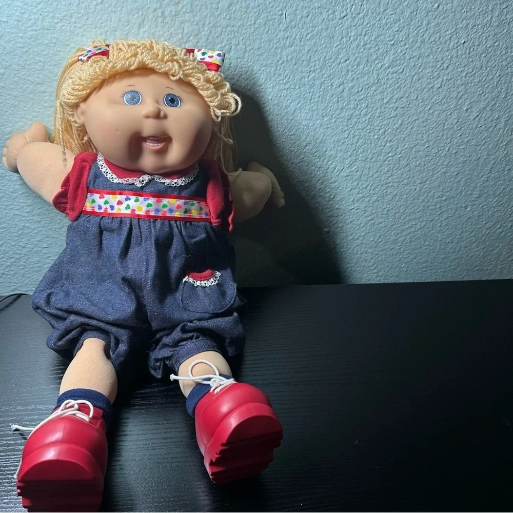 Charming Red and Blue Doll with Accessories - Picture 1 of 9